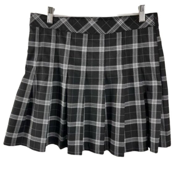Divided Plaid 90s Y2K Grunge Mini Skirt - Picture 1 of 12